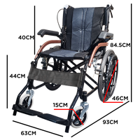 Xe lăn tay gấp gọn NKT-S216-2DX