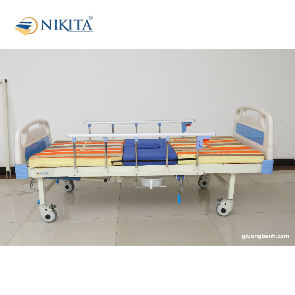 Tay gạt bô vệ sinh giường y tế đa năng NIKITA DCN05
