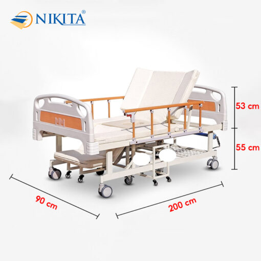 Kích thước giường y tế tách thành xe lăn DCN09