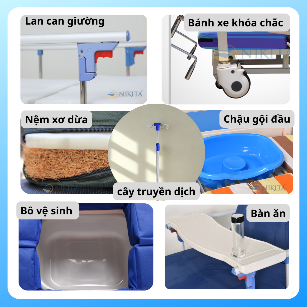 Giường Y Tế Đa Chức Năng NIKITA NKT-DCN05 - Ảnh 4