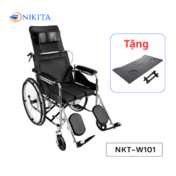 Xe lăn tay ngả giường có bô NIKITA NKT-W101