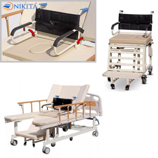 Chức năng tách xe lăn giường DCN09