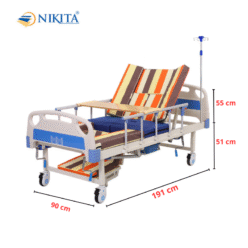 Thông số kỹ thuật giường bệnh nhân đa năng 5 tay quay NIKITA NKT-DCN05