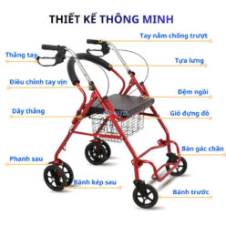 Khung xe hỗ trợ đi lại phục hồi chức năng NIKITA KX90-NIKITA