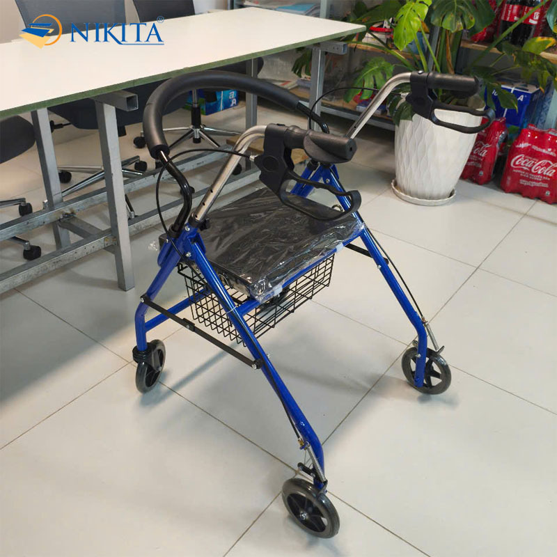 Xe Đẩy Tập Đi Có Rổ Đa Chức Năng Màu Xanh NKT-KX80 Xe Đẩy Tập Đi Có Rổ Đa Chức Năng Màu Xanh NKT-KX80