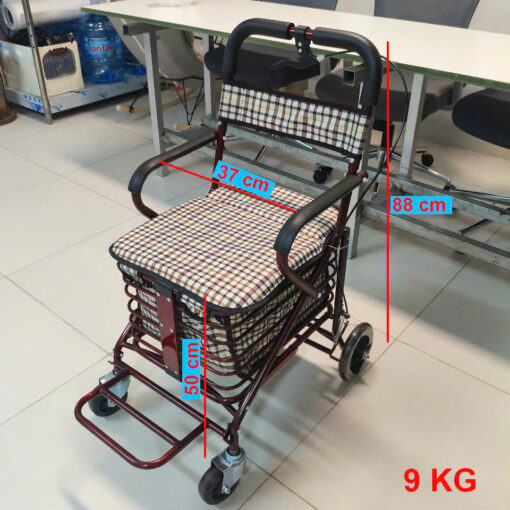 Khung Xe Tập Đi Đa Năng Có Ghế Ngồi, Bánh Xe NIKITA NKT-KX120