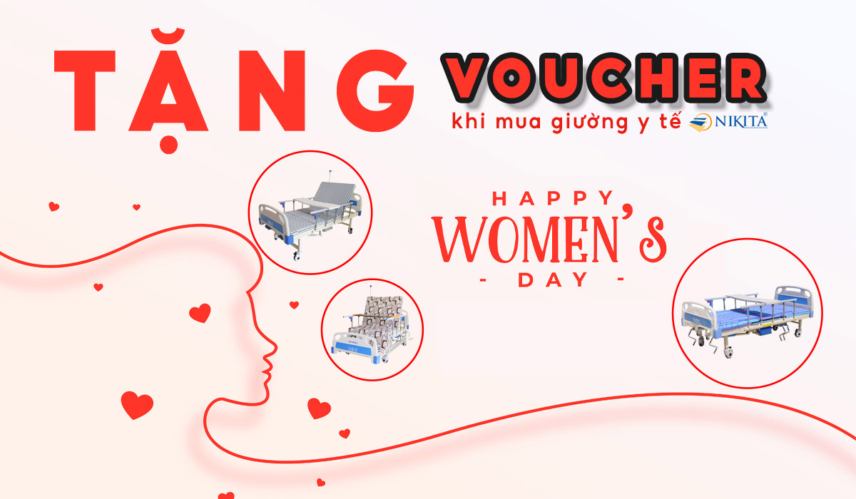 Banner tặng Voucher ngày phụ nữ Việt Nam 8 tháng 3