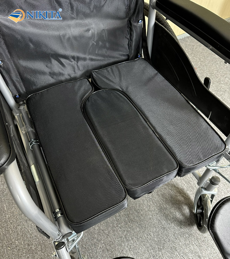 Đệm ngồi xe lăn ngả giường pittong mẫu mới S216-3PTX