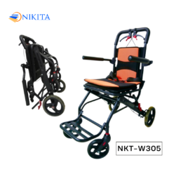 Xe lăn khung sắt siêu tiện lợi NIKITA NKT-W305