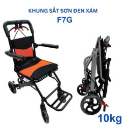 Xe lăn khung sắt siêu tiện lợi NIKITA NKT-F7G