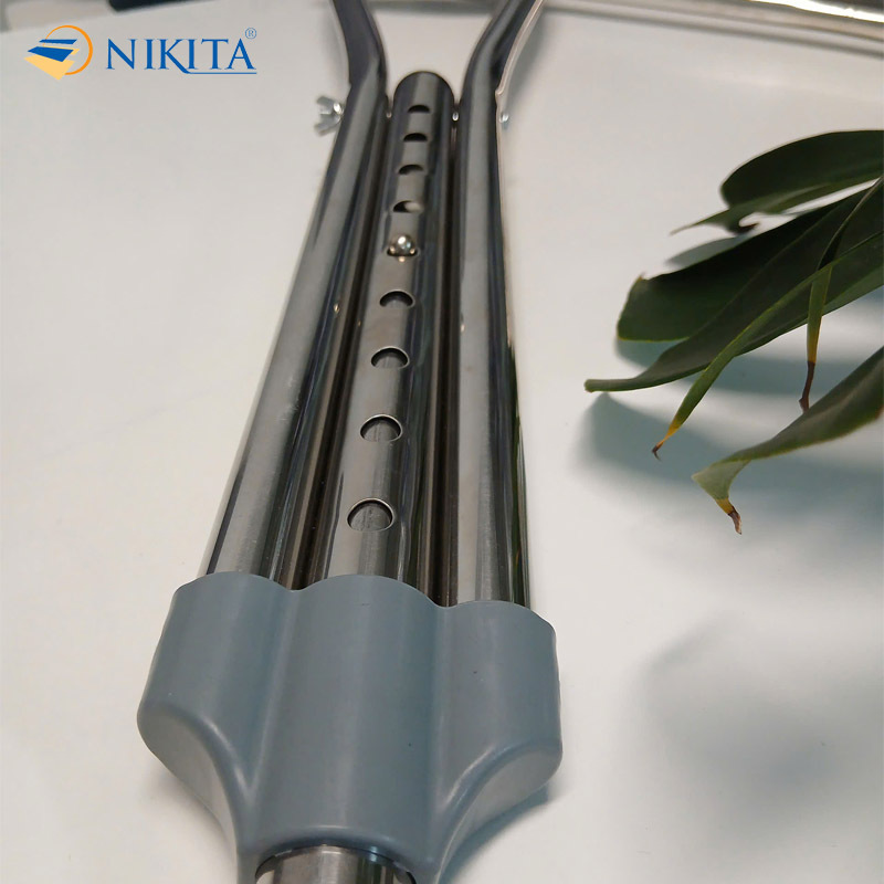 Điều chỉnh chiều cao nạng chống nách inox hỗ trợ vận động NIKITA NKT-KX60-112 Điều chỉnh chiều cao nạng chống nách inox hỗ trợ vận động NIKITA NKT-KX60-112