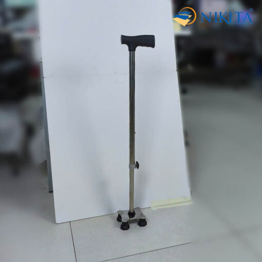 Gậy Chống Tập Đi 4 Chân Vuông Cho Người Già NIKITA GNG-4VUONG