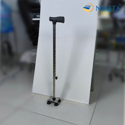 Gậy Chống Tập Đi 4 Chân Vuông Cho Người Già NIKITA GNG-4VUONG