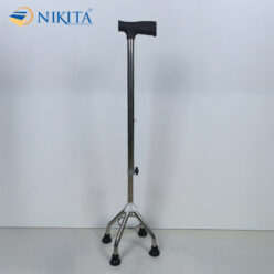 Gậy Tập Đi Inox 4 Chân Nhọn Cho Người Già NIKITA GNG-4NHON