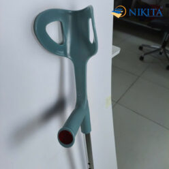 Nạng chống chân đơn hỗ trợ đi lại, chất liệu thép, màu xanh NIKITA NKT-KX10-18