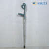 Nạng chống chân đơn hỗ trợ đi lại, chất liệu thép, màu xanh NIKITA NKT-KX10-18