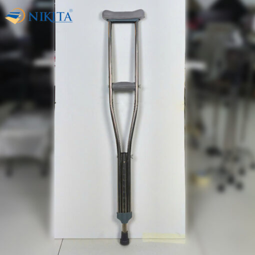 Nạng chống chân inox hỗ trợ tập đi cho người gãy chân NIKITA NKT-KX60-103