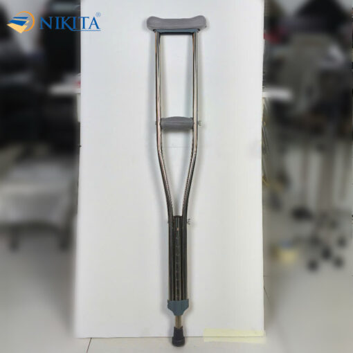 Nạng chống chân inox hỗ trợ tập đi cho người gãy chân NIKITA NKT-KX60-103