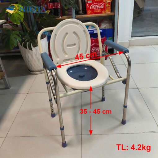Kích thước ghế bô y tế chính hãng NIKITA GK-09