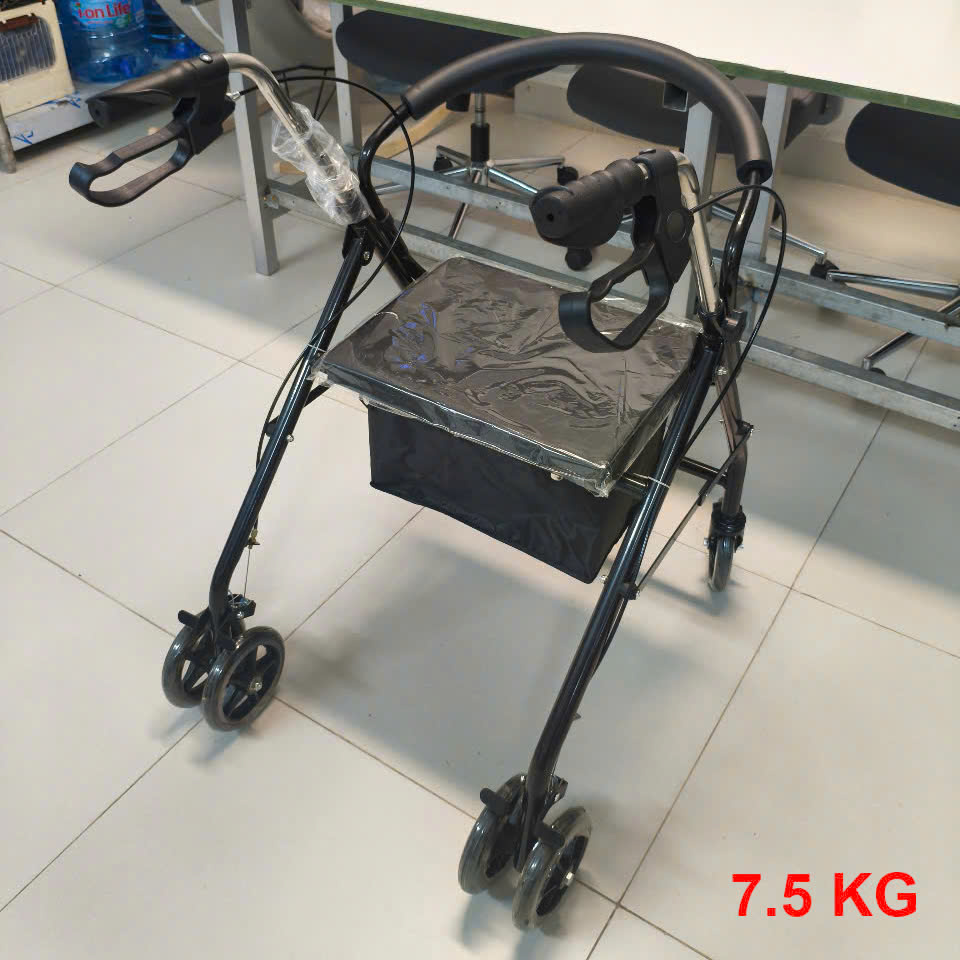 Kích thước xe đẩy tập đi cho người già có túi vải NIKITA NKT-KX100 Kích thước xe đẩy tập đi cho người già có túi vải NIKITA NKT-KX100