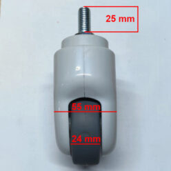 Phụ Kiện Bánh Xe Giường Y Tế Cho Bệnh Nhân Chống Ồn, 3 Inch (75mm), Tyren M12