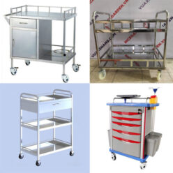 Phụ Kiện Bánh Xe Giường Y Tế Cho Bệnh Nhân Chống Ồn, 3 Inch (75mm), Tyren M12