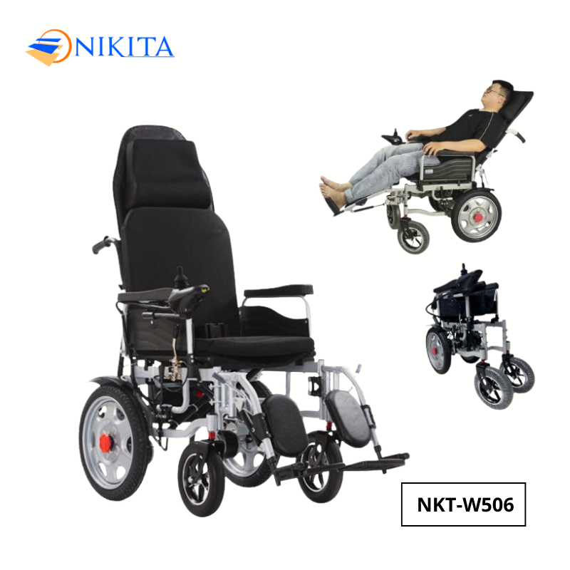 Xe lăn điện ngả thành giường tiện lợi NIKITA XLD-W506