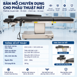 Giường phòng khám & Bàn mổ đa năng NIKITA