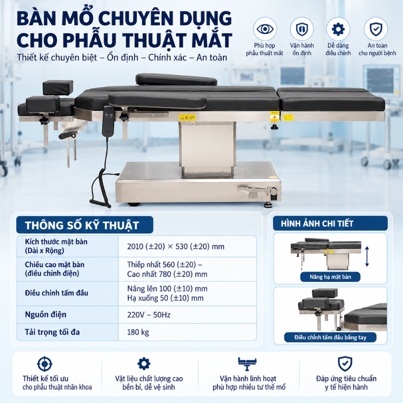 Giường phòng khám & Bàn mổ đa năng NIKITA Giường phòng khám & Bàn mổ đa năng NIKITA