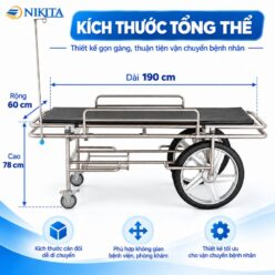Thông số xe băng ca y tế INOX NIKITA