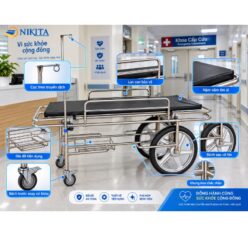 Ưu điểm nổi bật của xe băng ca y tế inox NIKITA