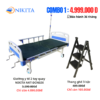 Combo Giường Y Tế DCN02X Và Thang Ghế 3 Bậc NIKITA
